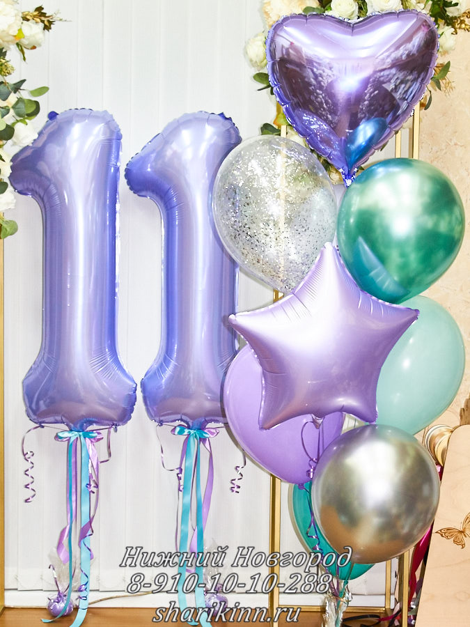 Воздушные шары на 11 лет